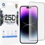 Lito 2.5D celolepené sklo iPhone 14 Pro Max Černé 145109 – Zboží Živě