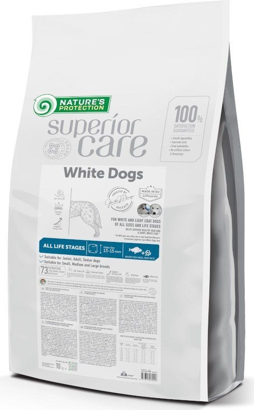 Nature\'s Protection Superior Care White Dogs White Fish 10 kg