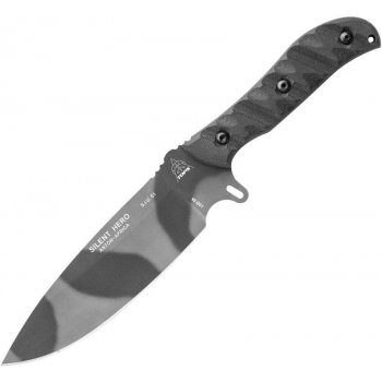 TOPS Knives Silent Hero Sniper Grey RMT Camo Leather Sheat