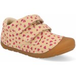 Bundgaard Petit Strap Canvas Beige Hearts – Sleviste.cz