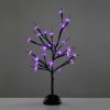 Vánoční stromek ACA Lighting LED dekorační stromek 45 cm na baterie 3xAA fialová barva 25 LED IP20