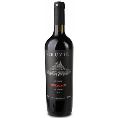 Wine Man LTD Mukuzani Gruzie odrůdové červené 13% 0,75 l (holá láhev) – Hledejceny.cz