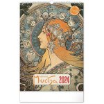 Nástěnný Alfons Mucha 33 × 46 cm 2024 – Hledejceny.cz