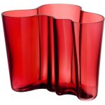 Váza Alvar Aalto 160mm, brusinková – Zboží Dáma