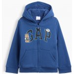 GAP Baby sherpa mikina Tmavě modrá – Zboží Mobilmania