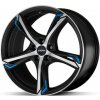 Alu kolo, lité kolo Ronal R62 7,5x18 5x114,3 ET45 matt black blue polished