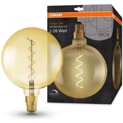 Osram 4058075269729 LED A+ A++ E E27 tvar globusu 5 W teplá bílá – Hledejceny.cz