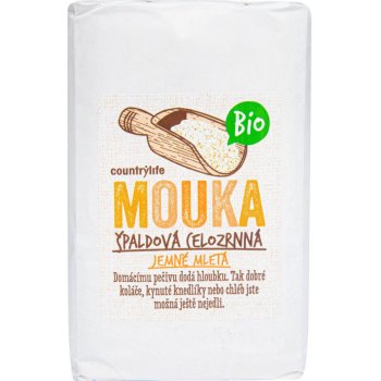 Country Life Celozrnná Bio mouka špaldová jemně mletá 1 kg