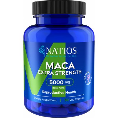 Natios Maca Extract 5000 mg 90 kapslí – Hledejceny.cz