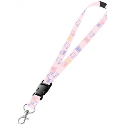 Šňůrka na krk Karton P+P s karabinkou Mazlíčci – Zboží Mobilmania
