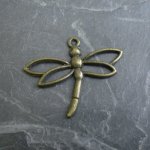 Přívěsek vážka 32x27 mm - starobronzová - 1 ks – Hledejceny.cz