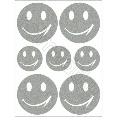 Reflexní nažehlovací obrázky smajlíci – Zboží Dáma