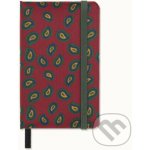 Moleskine Zápisník Professional Silk tvrdé desky A7 čistý bordó – Hledejceny.cz