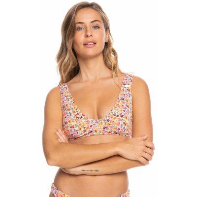 Roxy Printed Beach Classics Bralette TDT6/Pastel Rose Swept Up Floral – Hledejceny.cz