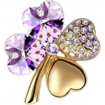Gaira brož Zlatý Čtyřlístek 313001 světle fialová – Hledejceny.cz