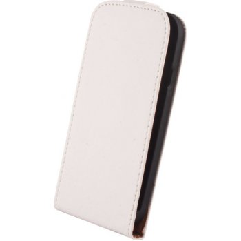 Pouzdro SLIGO Elegance SAMSUNG G920 Galaxy S6 bílé