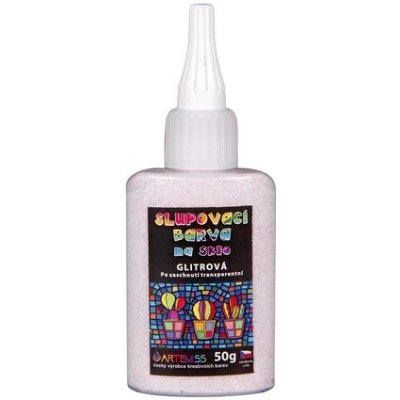 Artemiss Slupovací barva glitrová transparentní 50g 51 růžová – Hledejceny.cz