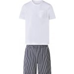 esmara Men pánské pyžamo bílá / navy modrá – Zboží Dáma