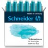 Náplně Schneider Inkoustové bombičky Schneider 6 ks oceánová modrá 6613
