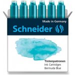 Schneider Inkoustové bombičky Schneider 6 ks oceánová modrá 6613 – Zboží Živě