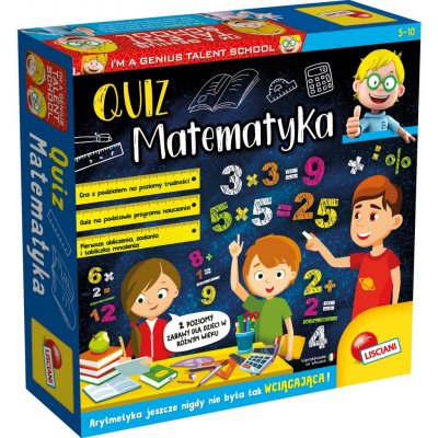Lisciani Malý génius Kvíz Matematika – Hledejceny.cz