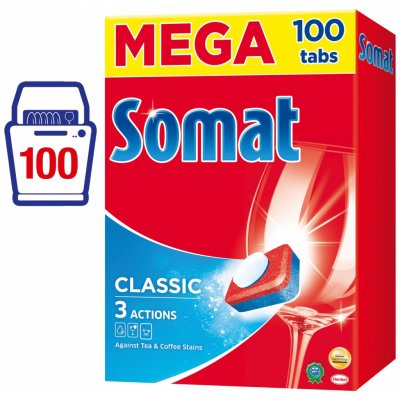 Somat mega tablety do myčky classic 100 ks – Hledejceny.cz