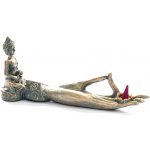 AWM, Ltd, S3 8AL Antický stojan - Buddha s dlaní 25 cm – Sleviste.cz