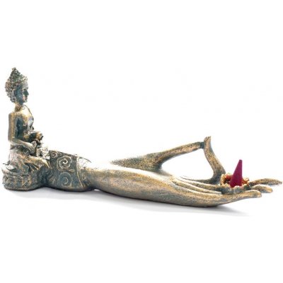 AWM, Ltd, S3 8AL Antický stojan - Buddha s dlaní 25 cm – Sleviste.cz