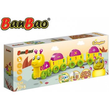 BanBao Caterpillar Young Ones housenka čísla 35 ks