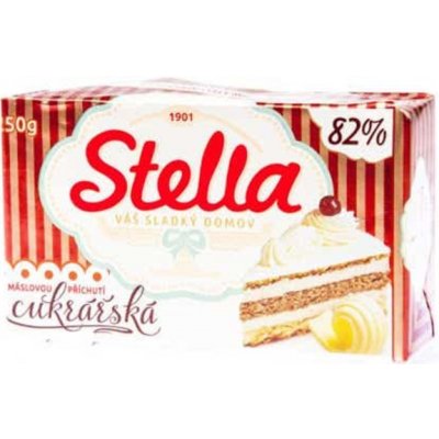 Stella Cukrářská s máslovou příchutí Tuk rostlinný 250 g – Zboží Dáma