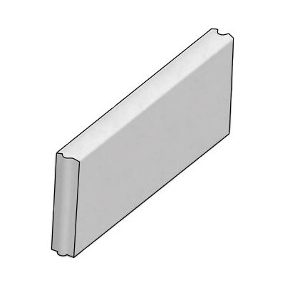 CS-BETON s.r.o. CSB OBRUBNÍK ZAHRADNÍ R15 5 x 15 x 50 cm Šedý paleta 120 ks – Hledejceny.cz