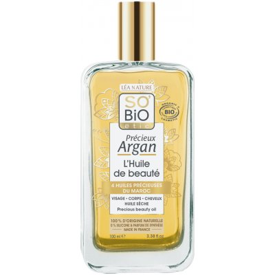 SO’BiO étic Précieux Argan Pěstící olej na tělo, tvář i vlasy BIO 10 ml – Zboží Dáma