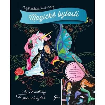 Vyškrabávací obrázky Magické bytosti – Zboží Dáma