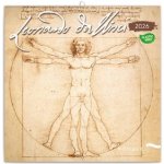 Nástěnný poznámkový Leonardo da Vinci 2026 – Sleviste.cz