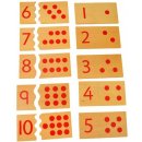 Montessori puzzle Čísla a puntíky