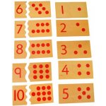 Montessori puzzle Čísla a puntíky – Zboží Mobilmania