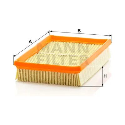 MANN FILTER Vzduchový filtr C 2448 – Hledejceny.cz