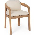 Bizzotto Pablo zahradní židle přírodní 58 cm, 79 cm, 43 cm – Hledejceny.cz