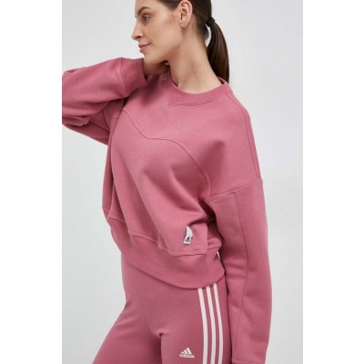 adidas mikina dámská růžová hladká