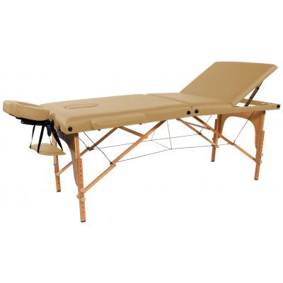 MH Star skládací lehátko s nastavitelnou sekcí ETL60 - béžové – Hledejceny.cz