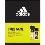 Adidas Pure Game deodorant sklo 75 ml + sprchový gel 250 ml dárková sada – Hledejceny.cz