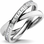 Bruno prsten TWIST s kamínky S4062 – Zboží Mobilmania