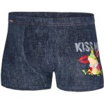 Cornette Valentýnské boxerky 01056 Kiss Me jeans – Hledejceny.cz