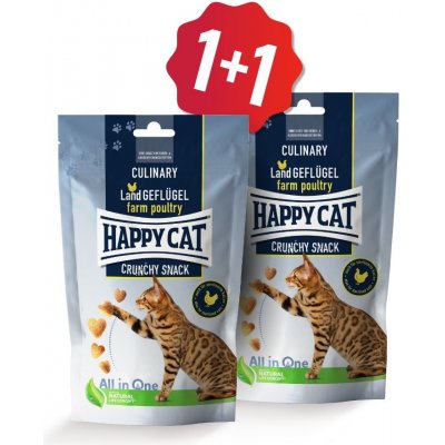 Happy Cat Culinary Crunchy Snack Country Poultry 70 g