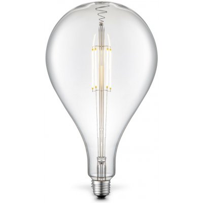 JUST LIGHT Filam. LED žárovka E27, A160, 420 lm, 2700 K, 4 W, čiré sklo