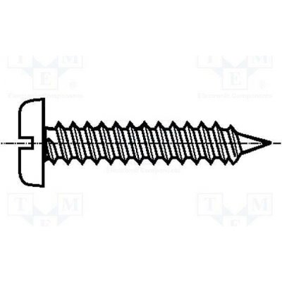 BOSSARD 1372270 Vrut; 2,2x9,5; Hlava: válcová; plochá; 0,6mm; ocel; zinek; ISO 1481 – Hledejceny.cz