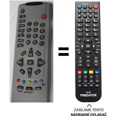 Dálkový ovladač Predátor Sencor STV2901 – Hledejceny.cz