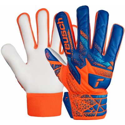 Reusch Attrakt Starter Solid Finger Support Junior shocking orange/blue – Zboží Dáma