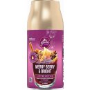 Glade Merry Berry & Bright automatický osvěžovač vzduchu s vůní merlotu, lesních plodů a koření, náhradní náplň sprej 269 ml