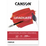 Canson Graduate Oil & Acrylic Skicák v lepené vazbě A4, 290g, 20 listů – Hledejceny.cz